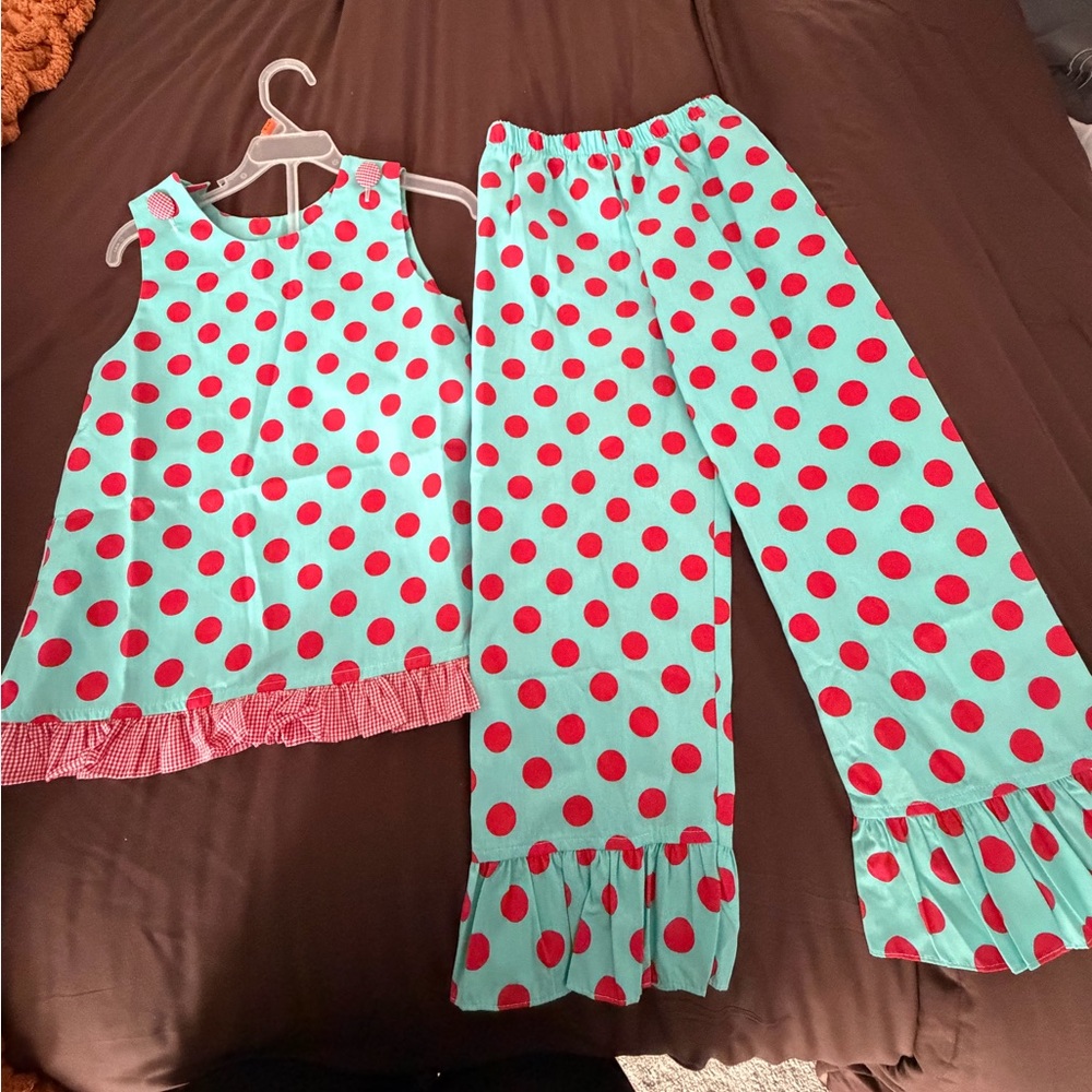 Polka Dot Pajama Set